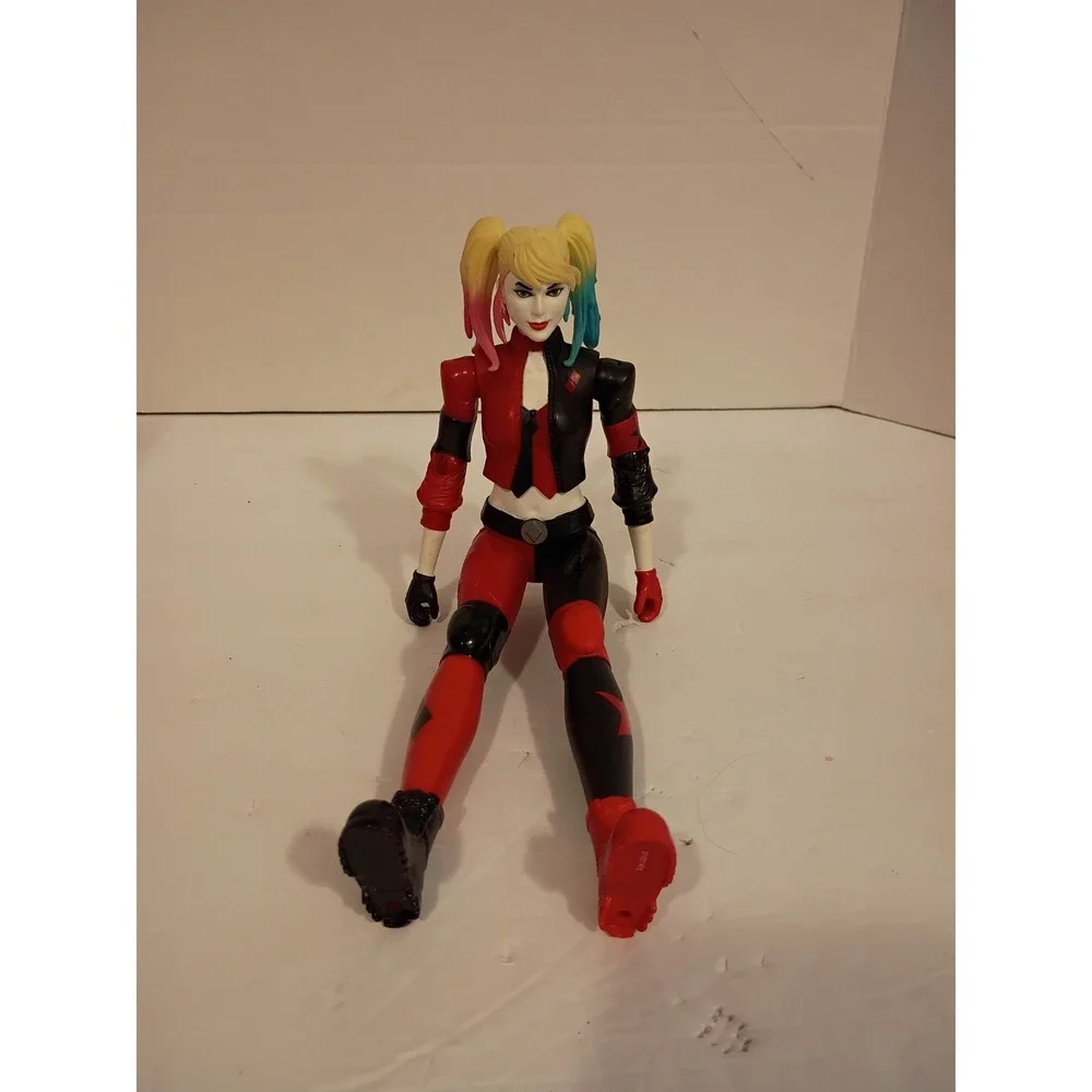 Mattel DC Comics Harley Quinn 12Inch Action Figure Red Black Suicide Squad Style